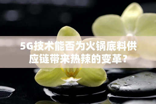 5G技术能否为火锅底料供应链带来热辣的变革？