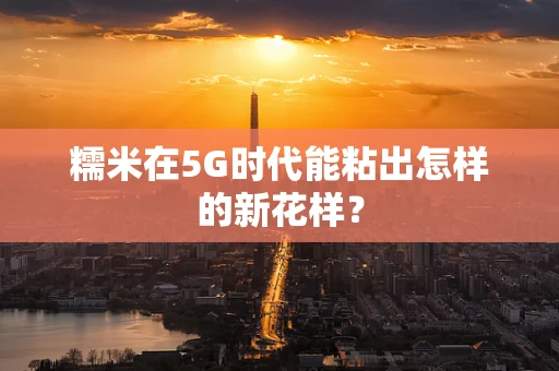 糯米在5G时代能粘出怎样的新花样？