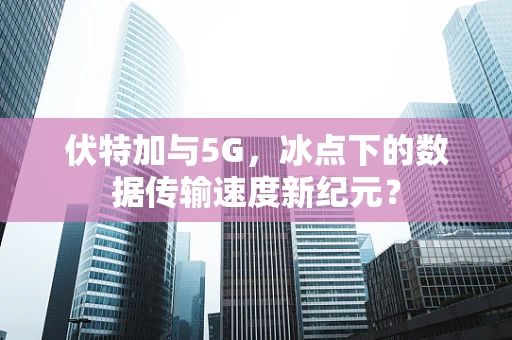 伏特加与5G，冰点下的数据传输速度新纪元？