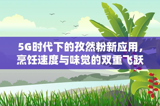 5G时代下的孜然粉新应用，烹饪速度与味觉的双重飞跃？