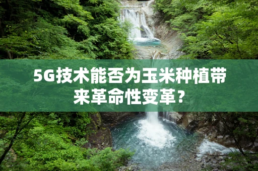 5G技术能否为玉米种植带来革命性变革？