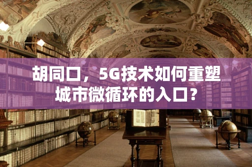 胡同口，5G技术如何重塑城市微循环的入口？