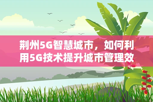 荆州5G智慧城市，如何利用5G技术提升城市管理效率？