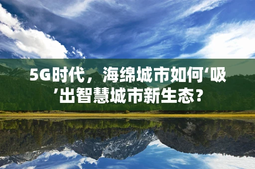 5G时代，海绵城市如何‘吸’出智慧城市新生态？