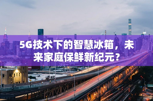 5G技术下的智慧冰箱，未来家庭保鲜新纪元？