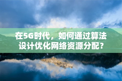 在5G时代，如何通过算法设计优化网络资源分配？