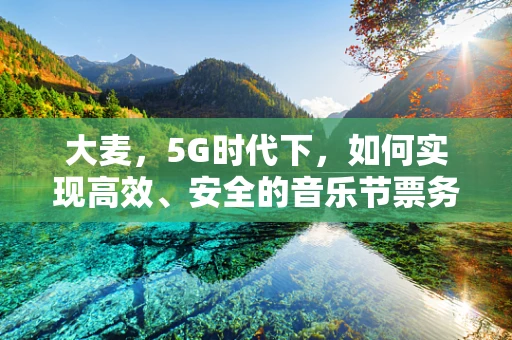 大麦，5G时代下，如何实现高效、安全的音乐节票务管理？