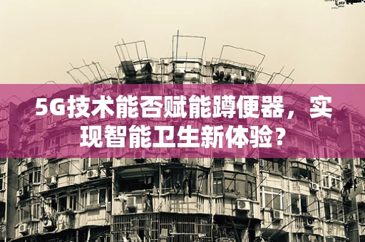 5G技术能否赋能蹲便器，实现智能卫生新体验？