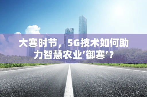 大寒时节，5G技术如何助力智慧农业‘御寒’？
