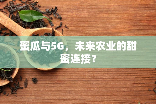 蜜瓜与5G，未来农业的甜蜜连接？