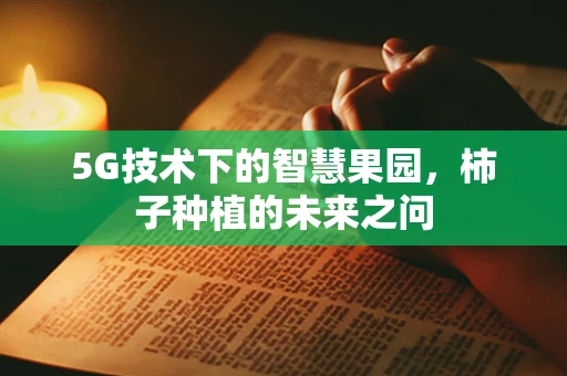 5G技术下的智慧果园，柿子种植的未来之问