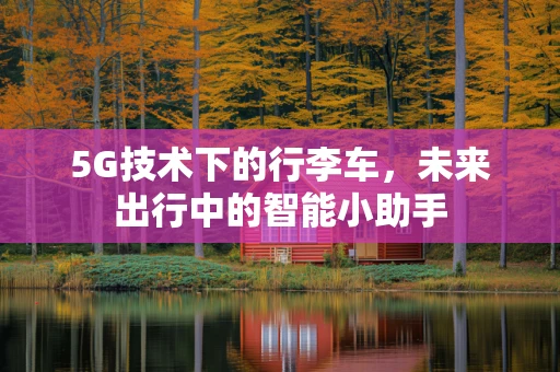 5G技术下的行李车，未来出行中的智能小助手
