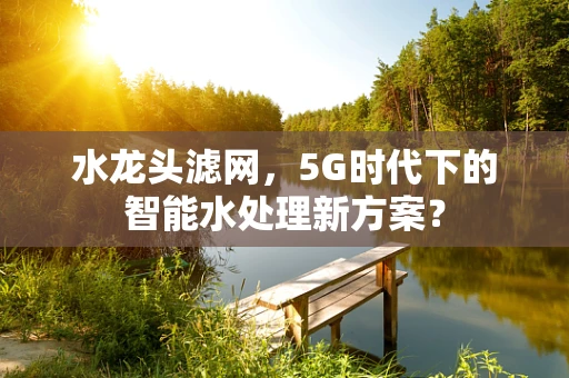 水龙头滤网，5G时代下的智能水处理新方案？
