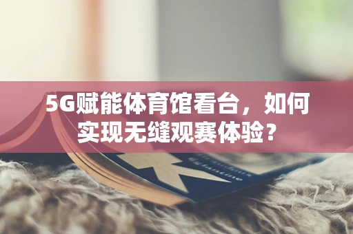 5G赋能体育馆看台，如何实现无缝观赛体验？