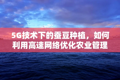 5G技术下的蚕豆种植，如何利用高速网络优化农业管理？
