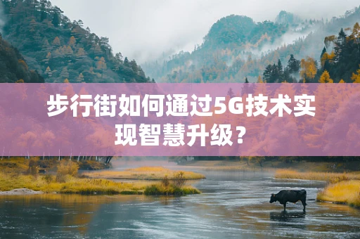 步行街如何通过5G技术实现智慧升级？