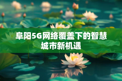 阜阳5G网络覆盖下的智慧城市新机遇